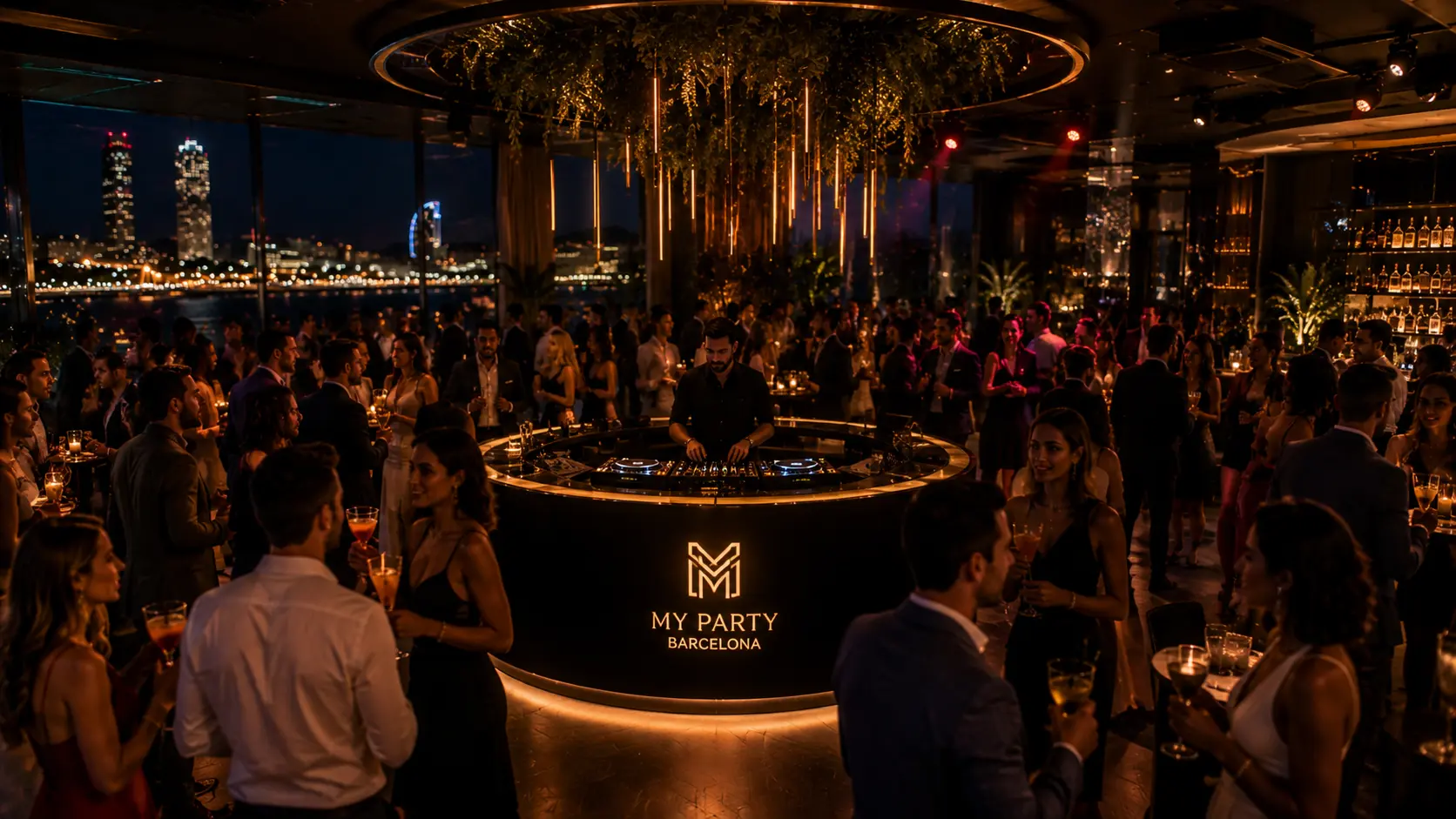 DJ entertainment catering event music Barcelona party